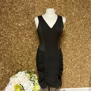 Wearables sleeveless dress in olive.